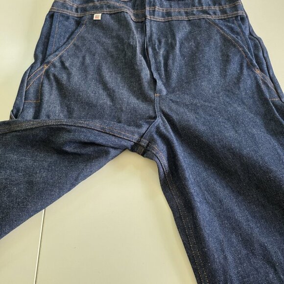 Big Bill Bib Overall Mens 36 R Navy Denim 92 NAY 47246 Carpenter Unlined Pockets - Picture 14 of 16